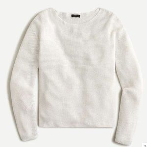J. Crew Boatneck Beach Sweater in Linen *NWT*